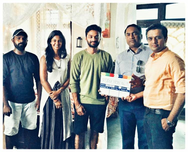 Shoot begins for @supertalkies @sameerbr #production12 starring @ikeerthipandian & @vinoth_kishan