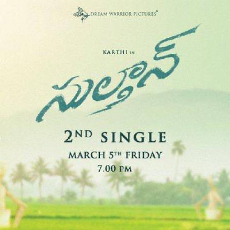 #Sulthan2ndSingle  “Yaaraiyum ivlo azhaga parkala”  from March 5th Friday 7pm.