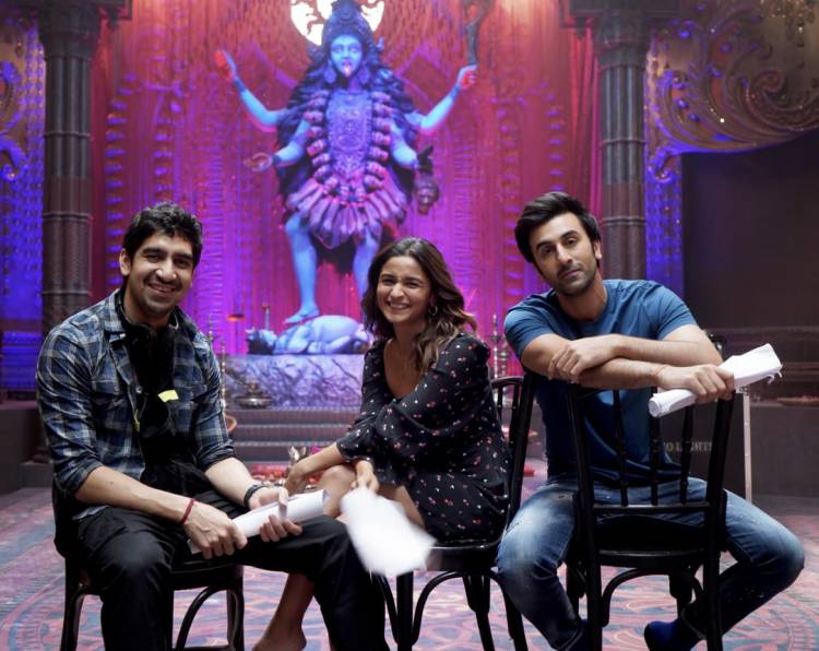 A sneak peek from the shooting spot of Brahmāstra
