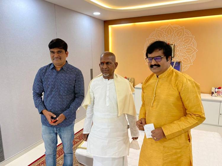 'Namma Kalaivanar' Vivekh meets 'Isaihmani' ilaiyaraaja