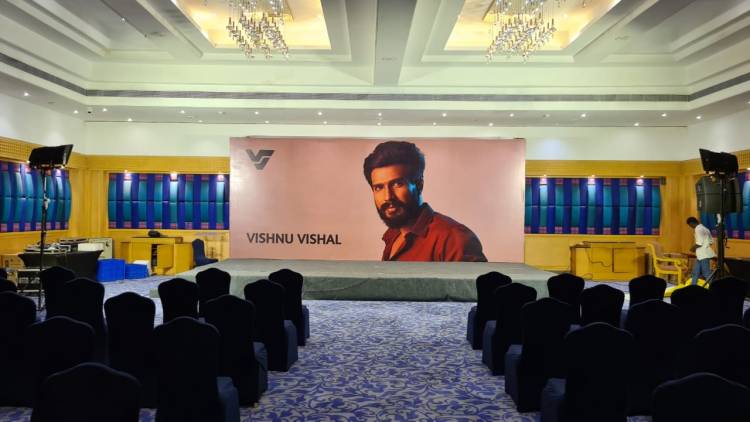 #VVPressMeet  Here's @TheVishnuVishal who is meeting the press this afternoon.