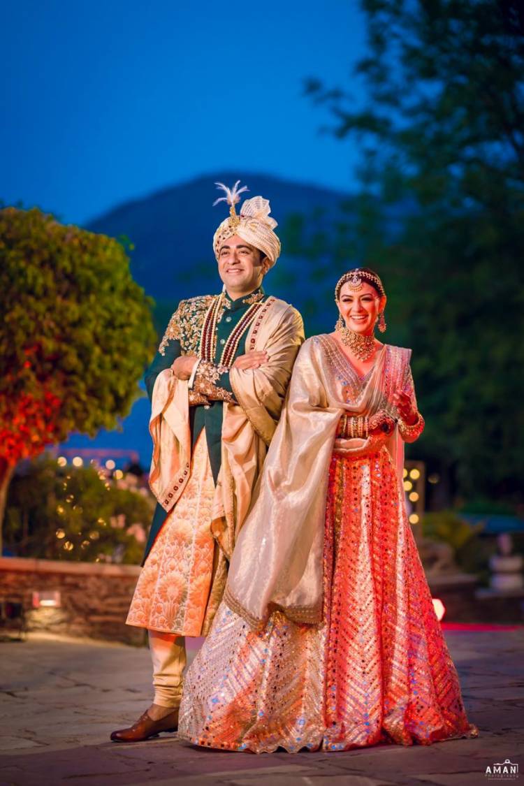 PFA images pertaining to "Actress Hansika Motwani's brother Engagement".