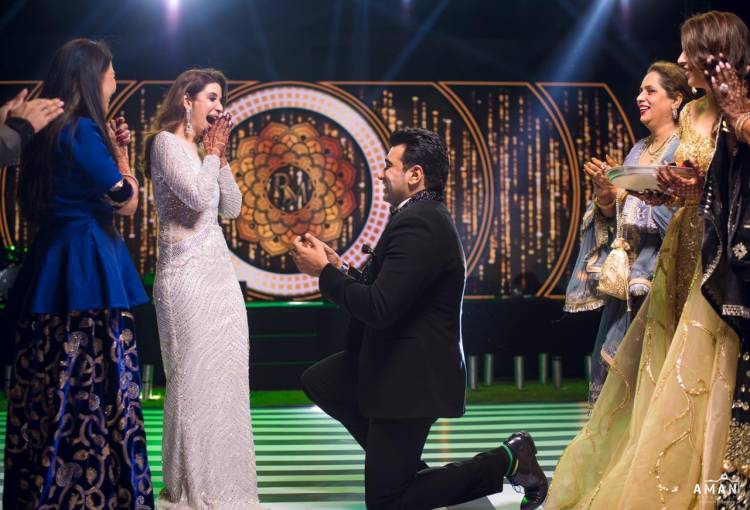 PFA images pertaining to "Actress Hansika Motwani's brother Engagement".