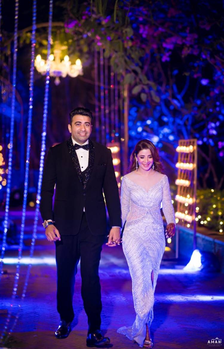 PFA images pertaining to "Actress Hansika Motwani's brother Engagement".