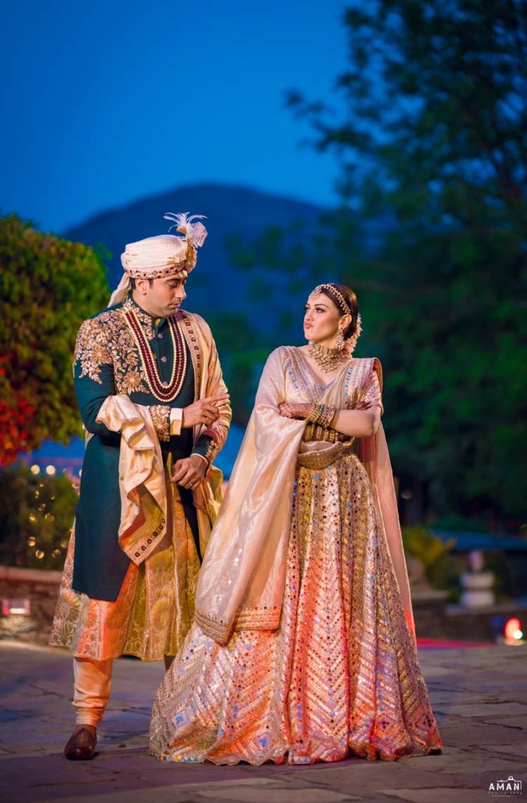 PFA images pertaining to "Actress Hansika Motwani's brother Engagement".