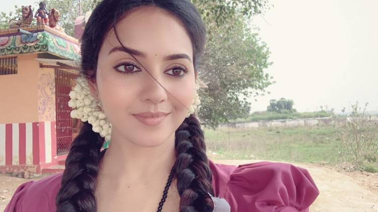 Actress #VidyaPradeep Upcoming Project shooting spot stills !