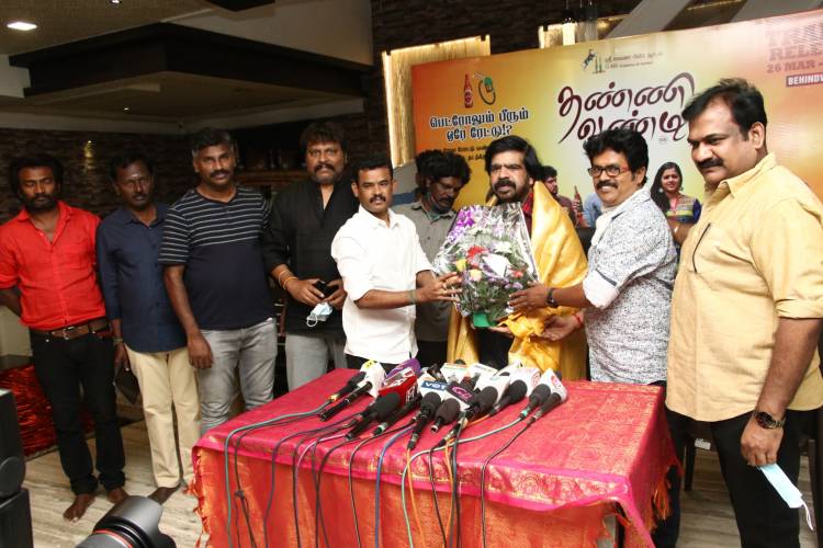 நானும்  OTT தளம் துவங்குவேன் " தண்ணி வண்டி " பட விழாவில்  இயக்குனரும், நடிகருமான T.ராஜேந்தர் பேச்சு