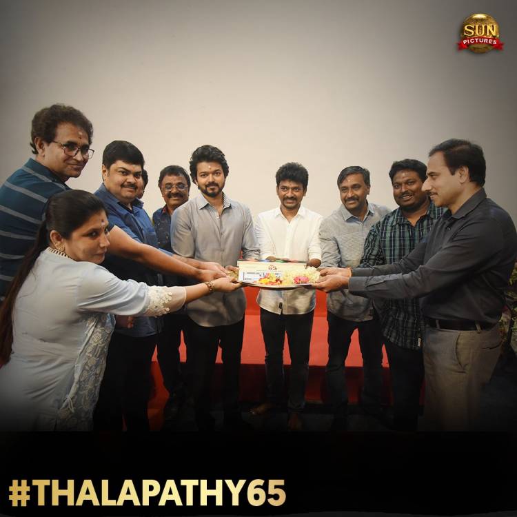 #Thalapathy65Poojai  @actorvijay @sunpictures @Nelsondilpkumar @anirudhofficial @hegdepooja