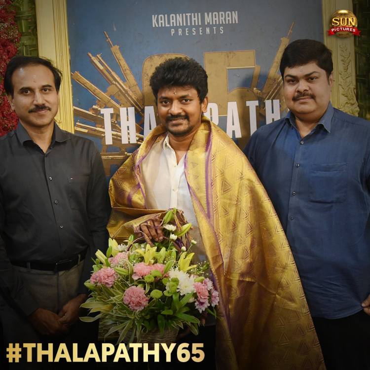 #Thalapathy65Poojai  @actorvijay @sunpictures @Nelsondilpkumar @anirudhofficial @hegdepooja