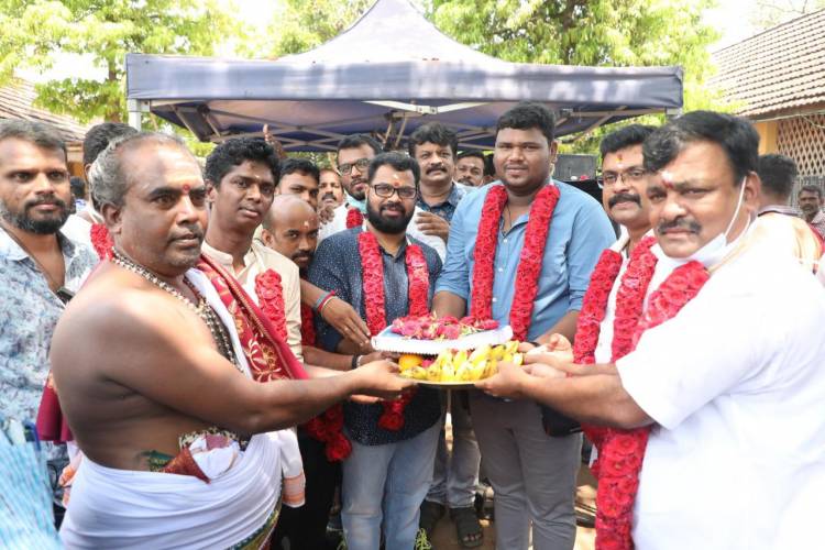 The shoot of 888 Production's first production venture 'Santhi Soundarajan