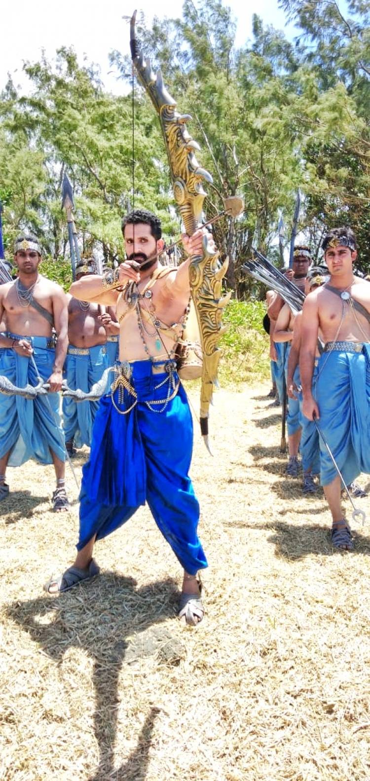 .@johnkokken1  is playing as #indrajith (Ravana's son) in the #ramyug web series. 