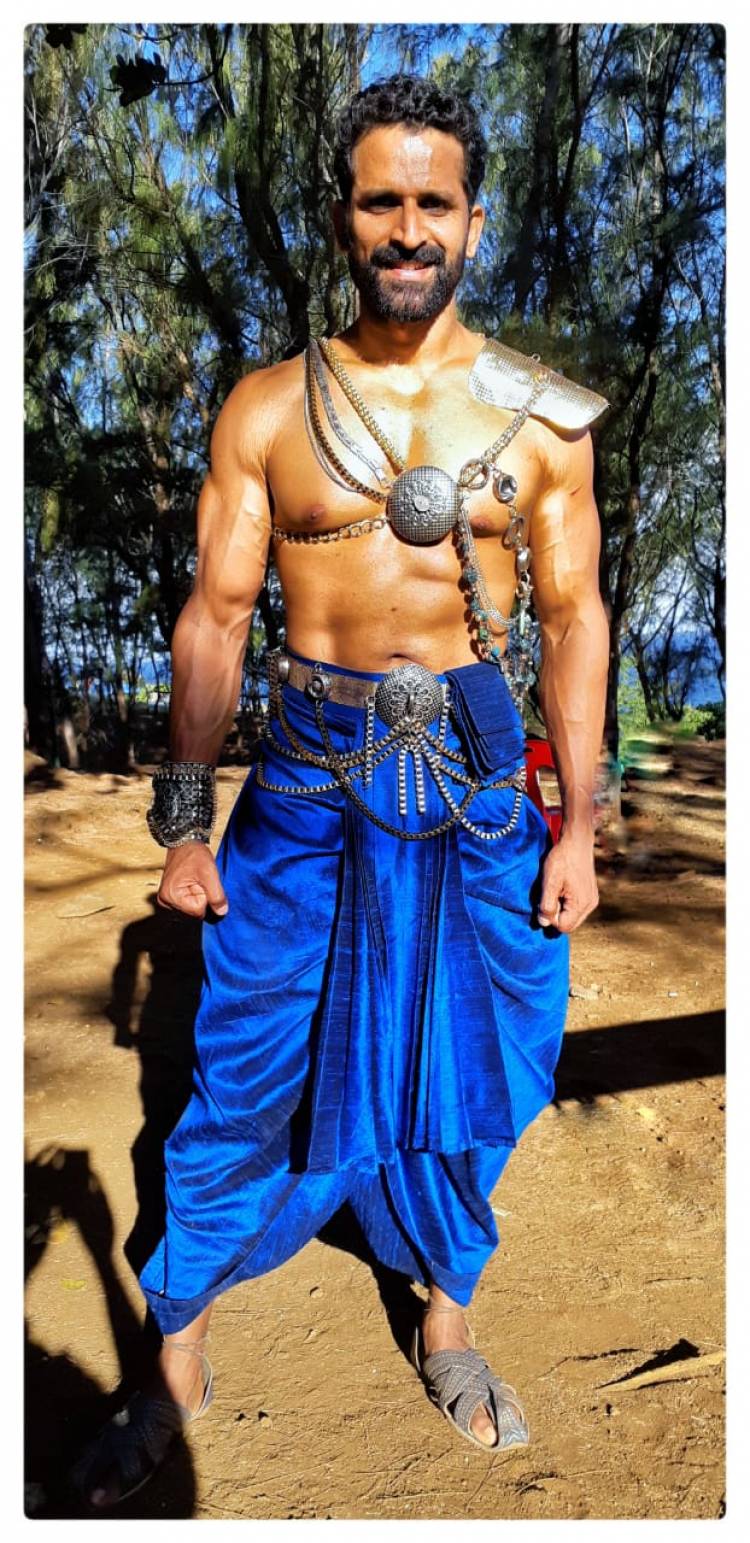 .@johnkokken1  is playing as #indrajith (Ravana's son) in the #ramyug web series. 