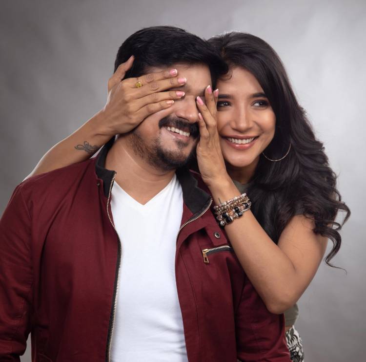 #TheNight Xclusive Photoshoot Stills actors @itsmevidhu @ssakshiagarwal  director #Rbhuvanesh