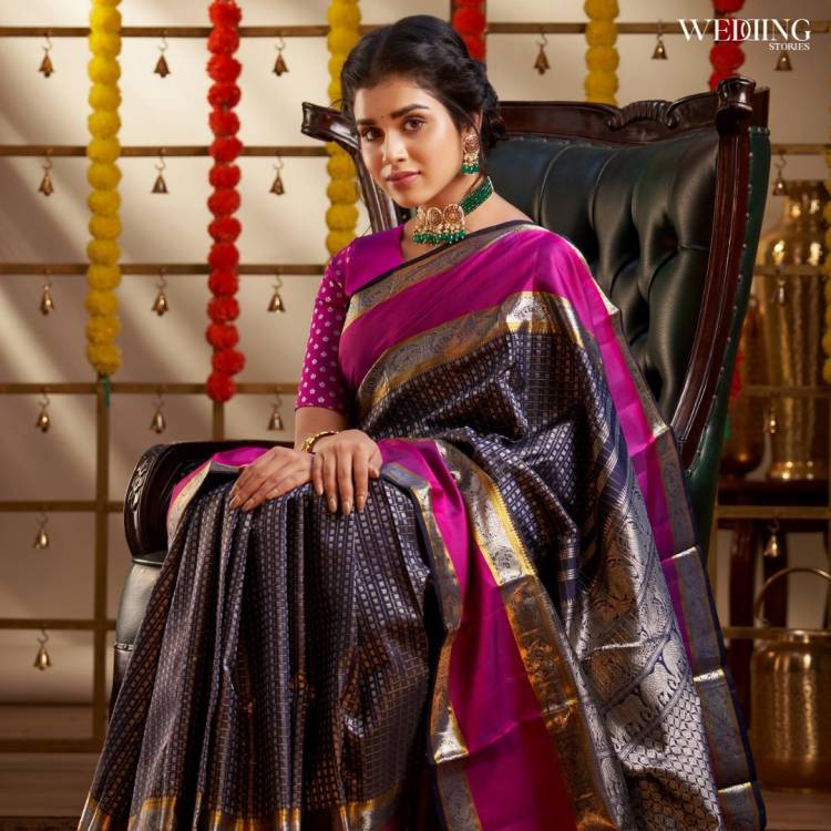 Actress #meenakshigovindharajan in This Saree From Her Most Recent Photoshoot stills