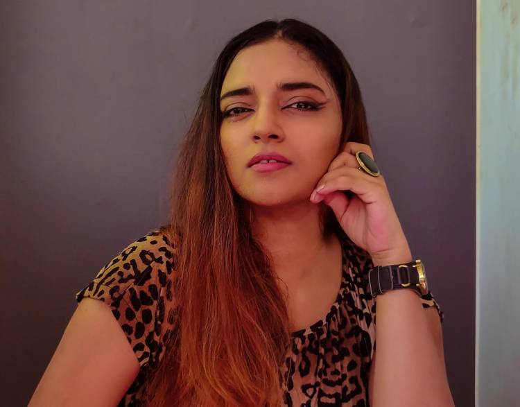 #ActressVasundhara looking fierce in animal print.