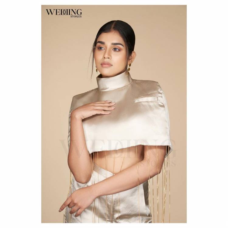 Actress #meenakshigovindarajan looks effortlessly stylish in her latest photoshoot stills.