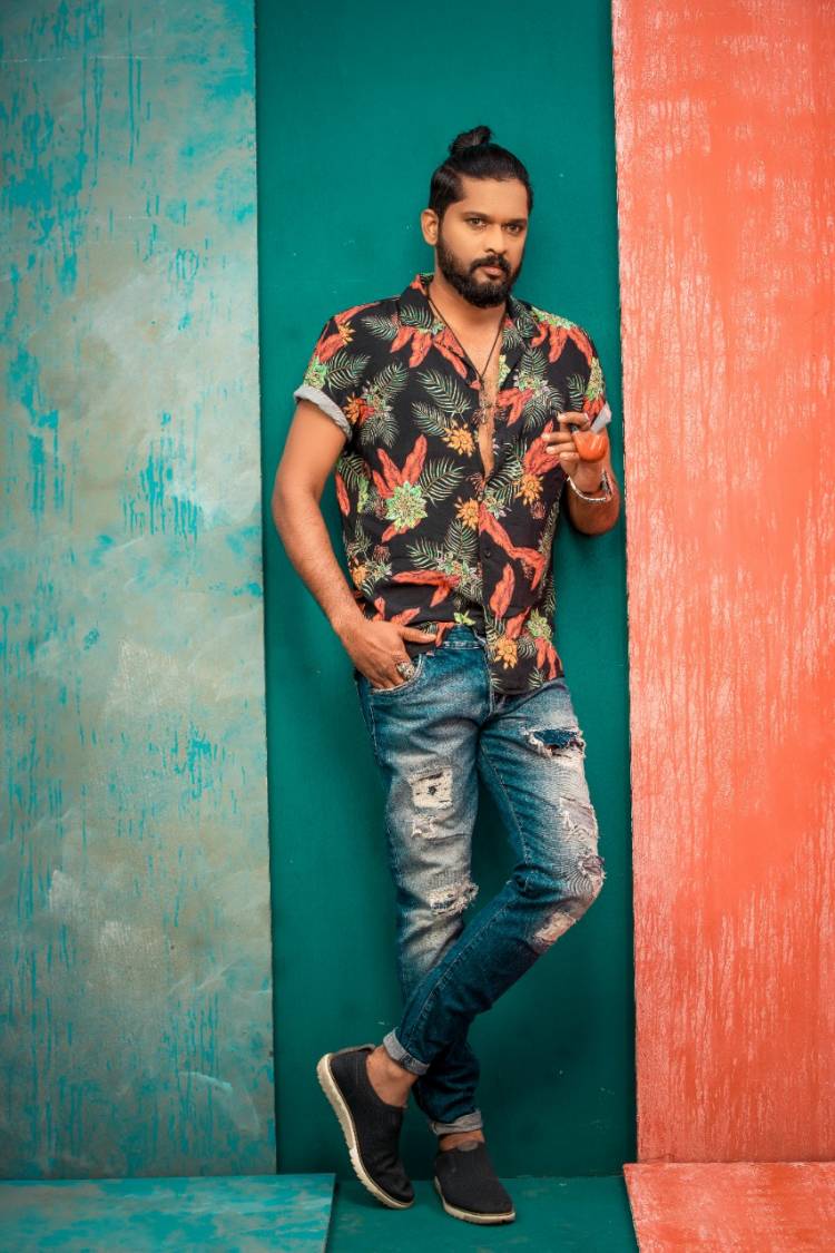 Aspiring ,Talented & Energetic  Actor Soundarraja photoshoot stills