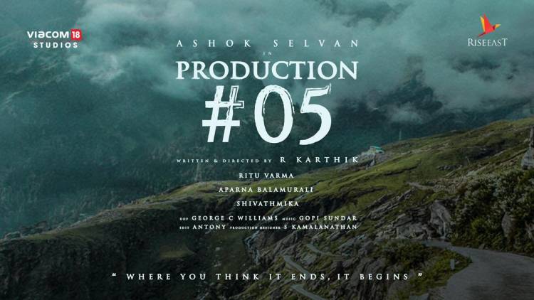 அசோக் செல்வன் நாயகனாக நடிக்க, வயகாம் 18 ஸ்டுடியோஸ் - ரைஸ் ஈஸ்ட் எண்டெர்டெய்ன்மெண்ட் இணைந்து தயாரிக்கும் புதிய திரைப்படம்