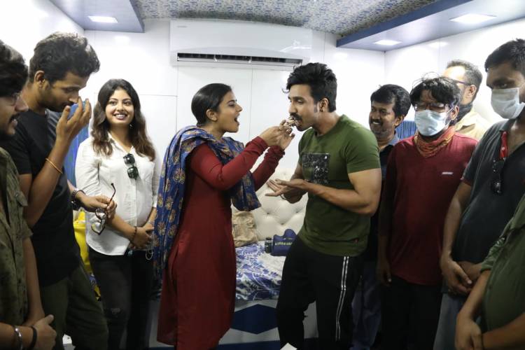 Talented actress @aishu_dil has completed her portions in @TheVishnuVishal's #Mohandas.