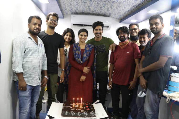 Talented actress @aishu_dil has completed her portions in @TheVishnuVishal's #Mohandas.