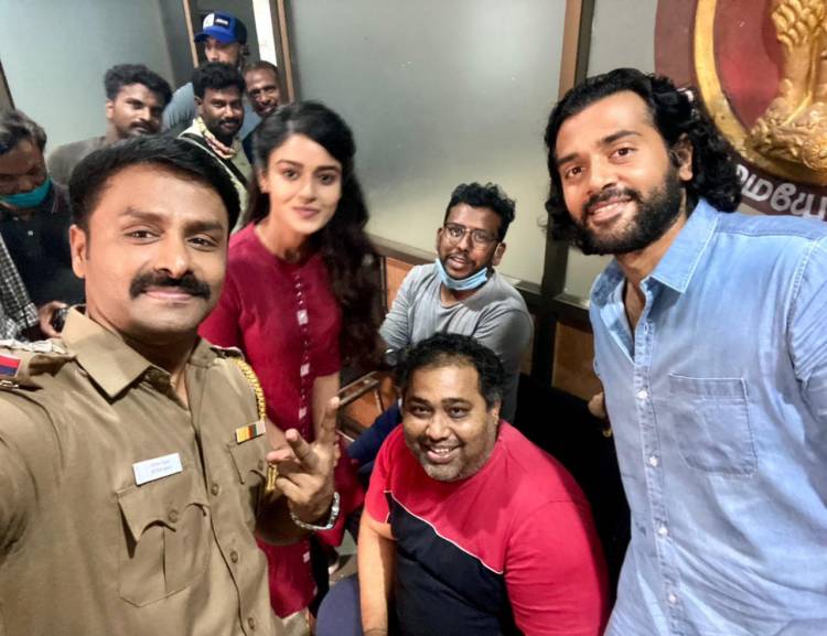 #Pizza3 Day & night shoot in full swing @gauravnarayanan as Inspector prem Kumar is in action.