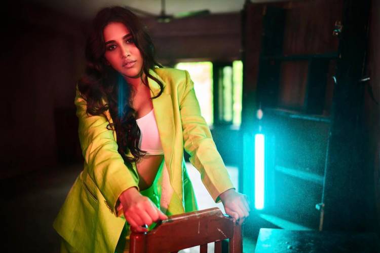 Nabha Natesh is the hottest neon sign of the season! #NabhaNatesh