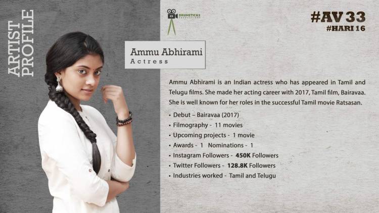 நடிகர் அருண் விஜய் - இயக்குநர் ஹரி கூட்டணியில்  “AV33” படத்தின் படப்பிடிப்பு ஆரம்பமானது.