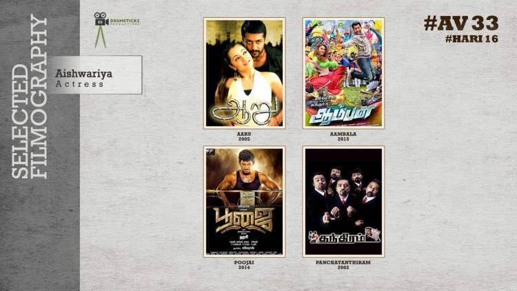 நடிகர் அருண் விஜய் - இயக்குநர் ஹரி கூட்டணியில்  “AV33” படத்தின் படப்பிடிப்பு ஆரம்பமானது.