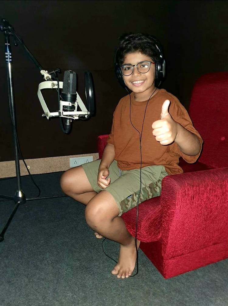 Arun Vijay’s son Arnav Vijay starts dubbing for his debut movie produced by Suriya’s 2D Entertainment 