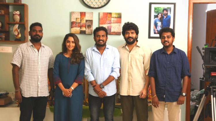 This cute Romance Drama webseries titled #AkashVaani shoot started today with simple Pooja following COVID protocol & norms