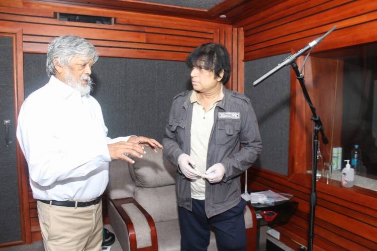 Navarasa Nayagan #Karthik starts dubbing for #Andhagan