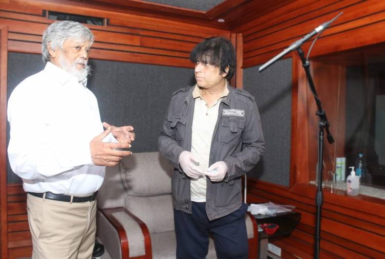 Navarasa Nayagan #Karthik starts dubbing for #Andhagan