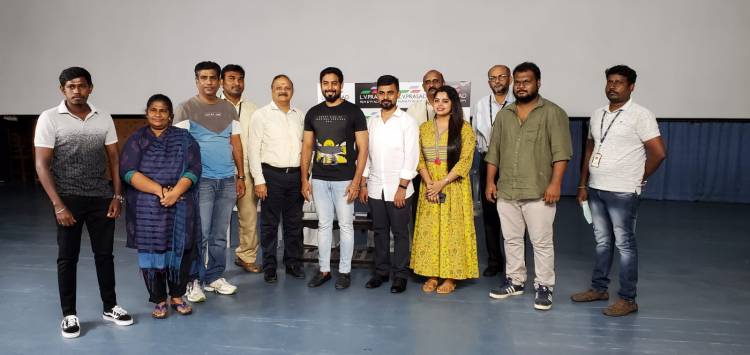 எல் வி பிரசாத் ஃபிலிம் & டிவி அகாடமியின் மாணவர்களுக்கு நடிப்பு பயிற்சி எடுத்த நடிகர் ஆரி அர்ஜூனன் .. 