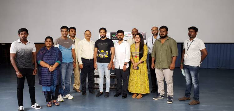 எல் வி பிரசாத் ஃபிலிம் & டிவி அகாடமியின் மாணவர்களுக்கு நடிப்பு பயிற்சி எடுத்த நடிகர் ஆரி அர்ஜூனன் .. 