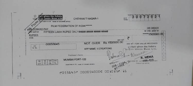 The  Film Federation Of India meeting was held in Mumbai