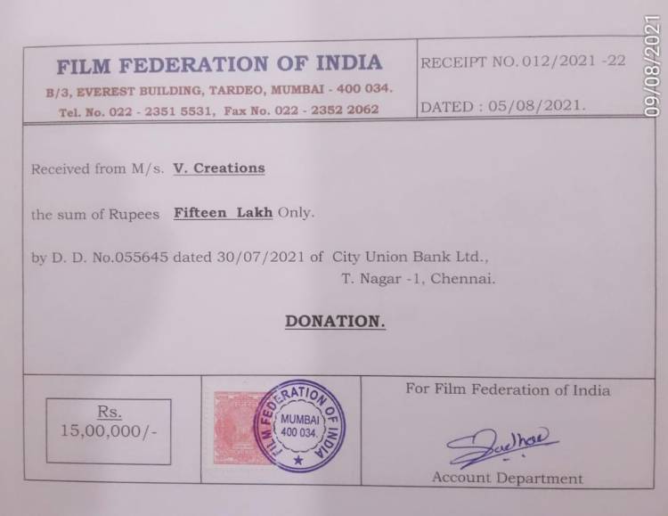 The  Film Federation Of India meeting was held in Mumbai