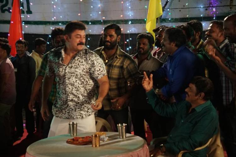 ஆறு வித கெட்டப்புகளில் அரவிந்தசாமி!  பரபரப்பான #வணங்காமுடி!!