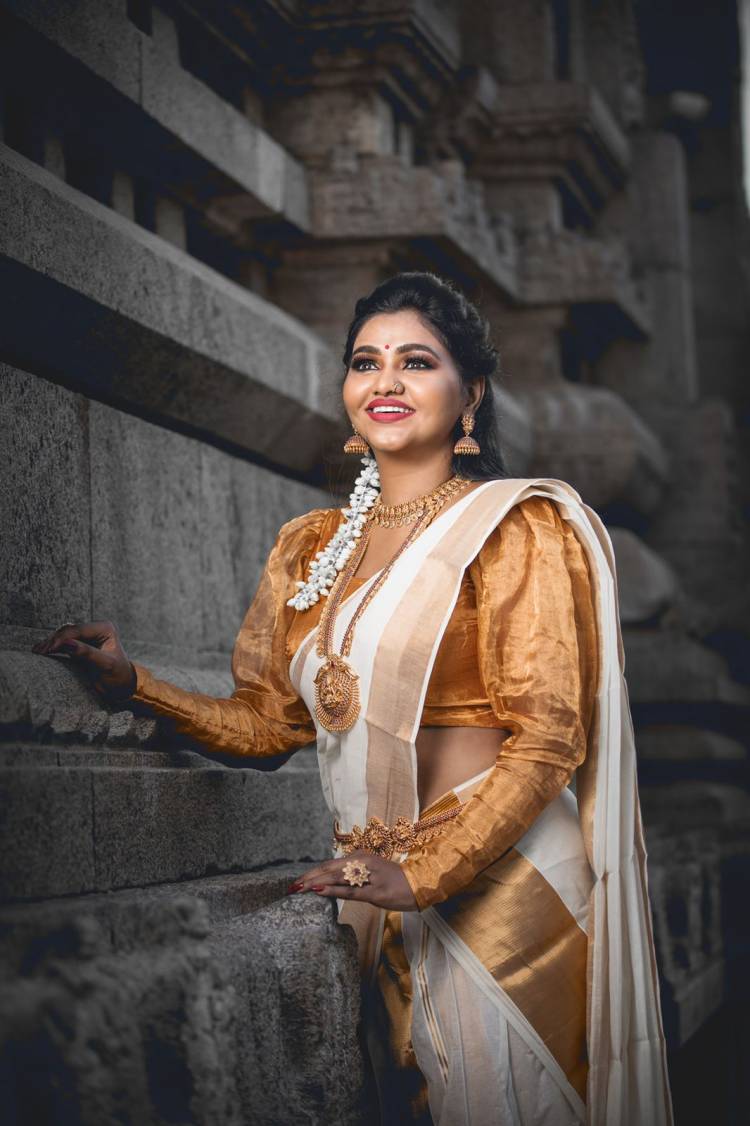 Actress #shalushamu #HappyOnam @shalushamu