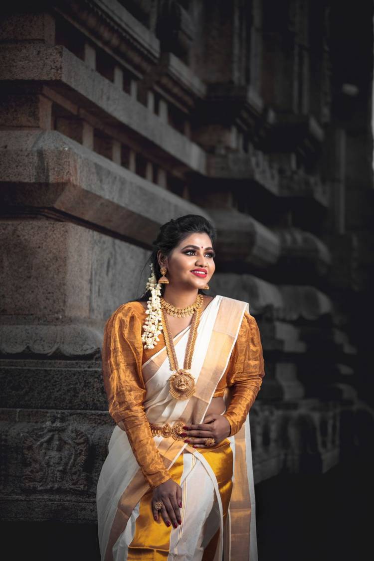 Actress #shalushamu #HappyOnam @shalushamu