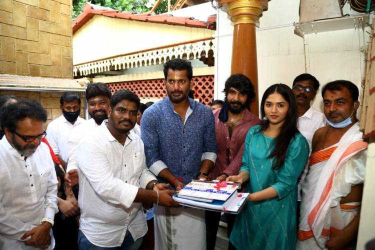 Vishal, Rana Productions Pan India Film Launched, Regular Shooting Commences.