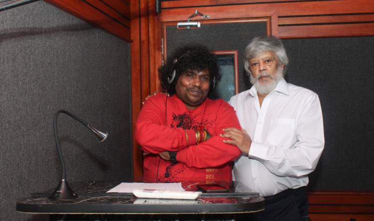 -@iYogiBabu completed his dubbing for #Andhagan, Staring 