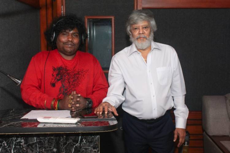 -@iYogiBabu completed his dubbing for #Andhagan, Staring 