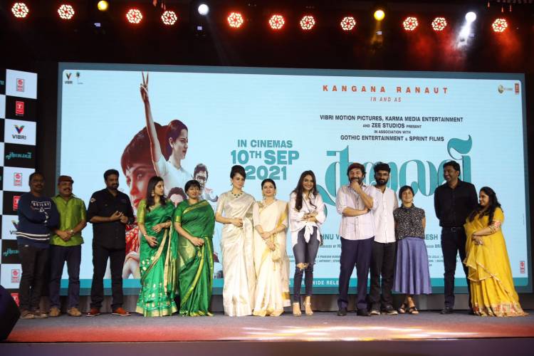 Kangana Ranaut starrer “Thalaivi” is all finally set to enthral the Pan-Indian audiences from September 10, 2021