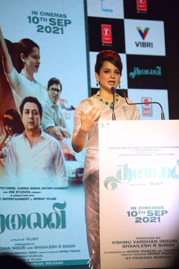Kangana Ranaut starrer “Thalaivi” is all finally set to enthral the Pan-Indian audiences from September 10, 2021