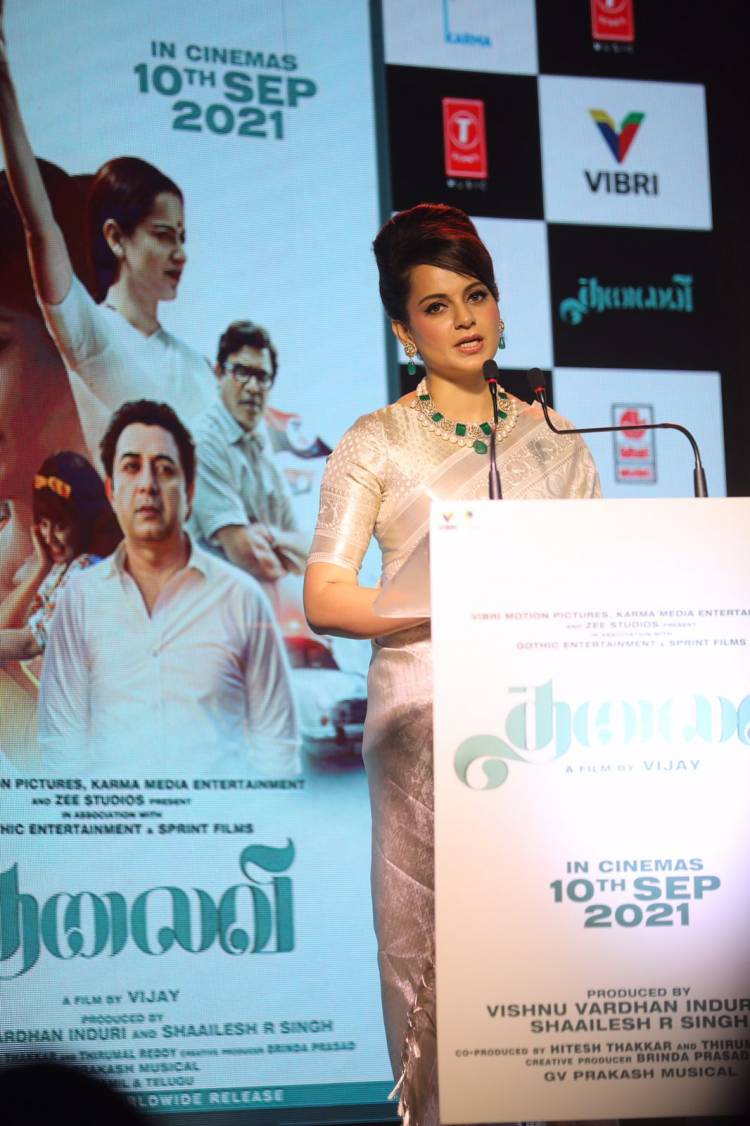 Kangana Ranaut starrer “Thalaivi” is all finally set to enthral the Pan-Indian audiences from September 10, 2021