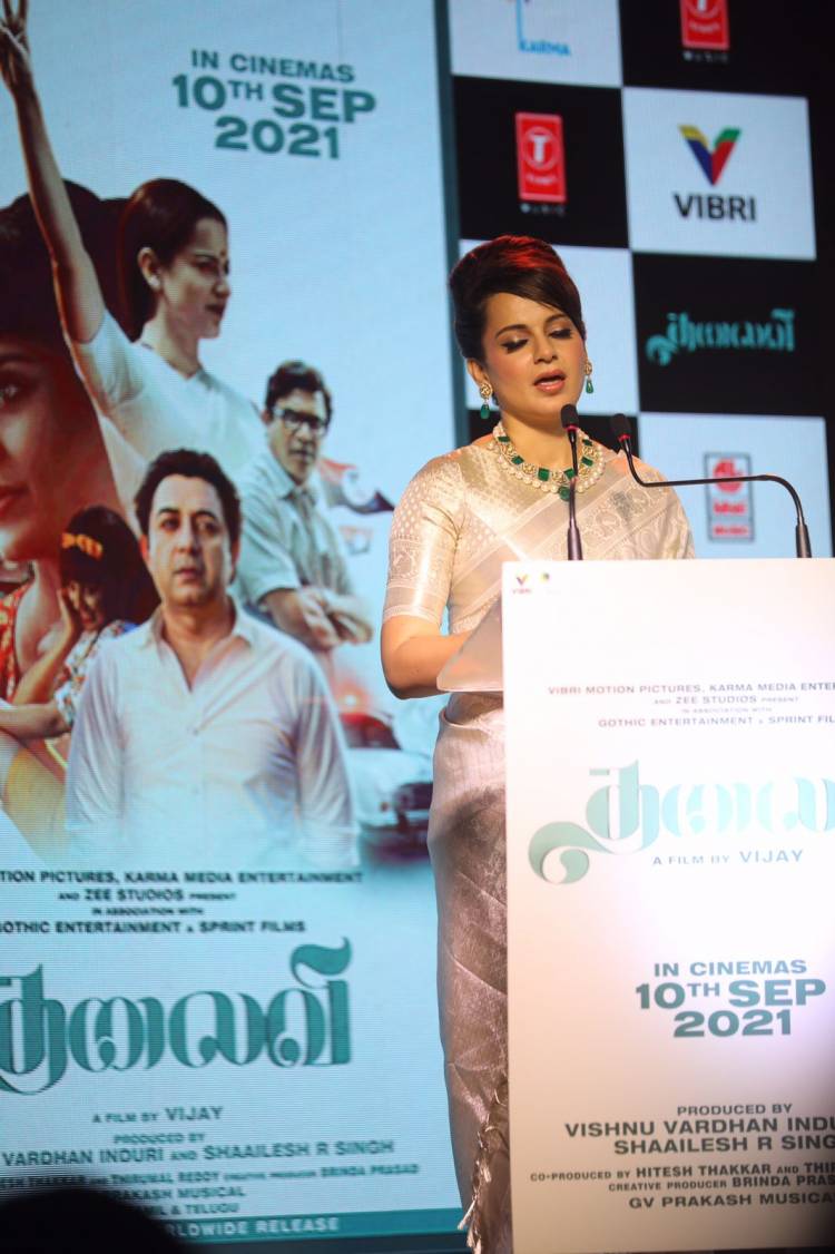 Kangana Ranaut starrer “Thalaivi” is all finally set to enthral the Pan-Indian audiences from September 10, 2021