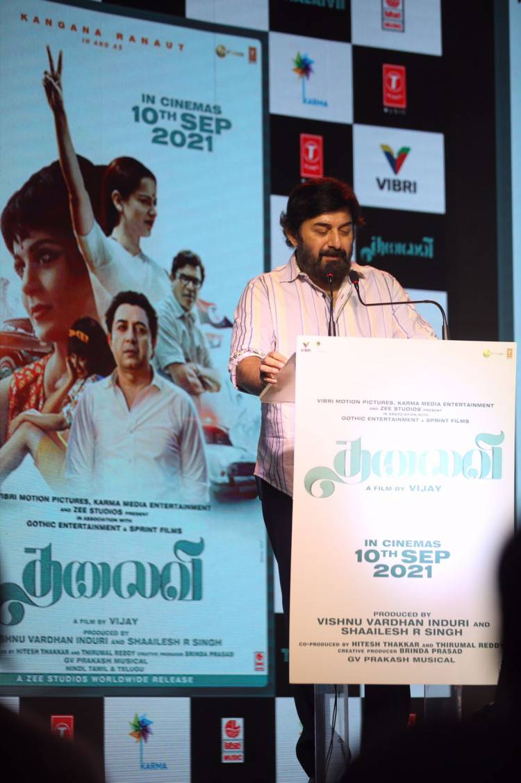 Kangana Ranaut starrer “Thalaivi” is all finally set to enthral the Pan-Indian audiences from September 10, 2021