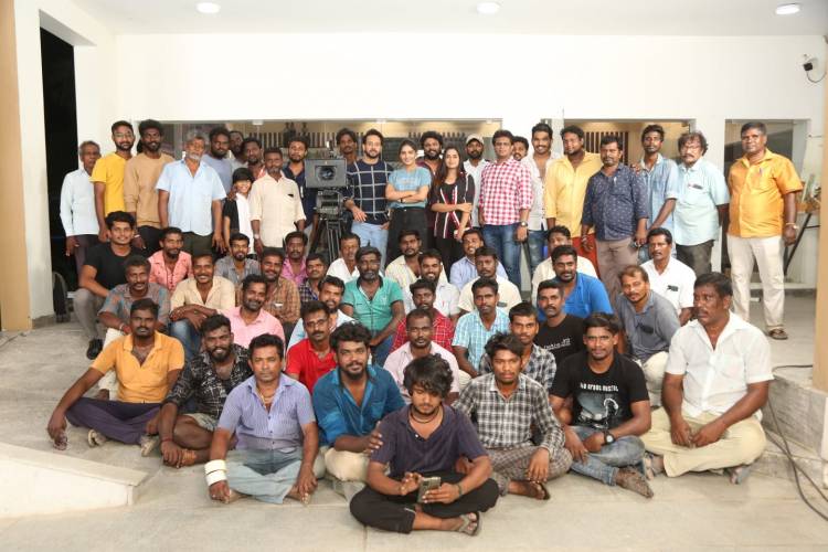 Axess Film Factory நிறுவனத்தின் சார்பில்  தயாரிப்பாளார் G.டில்லிபாபு தயாரிப்பில்,  பரத், வாணி போஜன் நடிப்பில், அறிமுக இயக்குநர் M.சக்திவேல் இயக்கும் “Production No 12 “ படத்தின் இறுதி கட்ட படப்பிடிப்பு இனிதே  நிறைவு பெற்றது! 