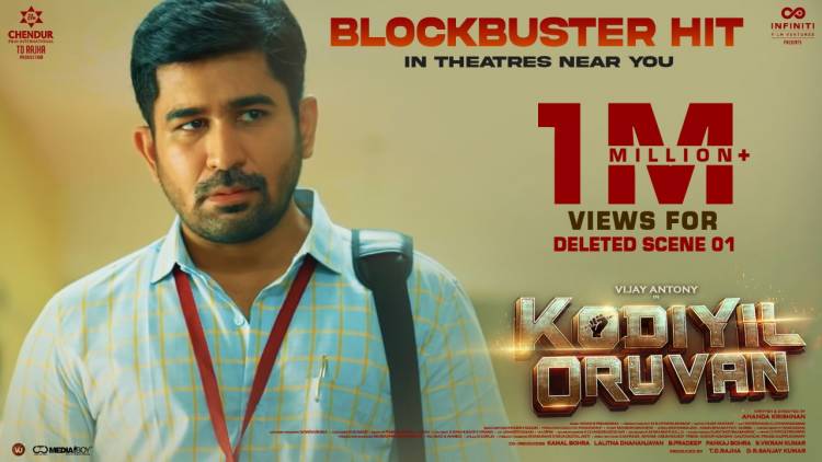 #KodiyilOruvan - Deleted Scene hits 1 Million.