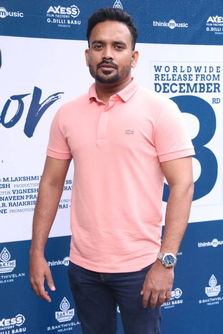 AXESS FILM FACTORY G. DILLI BABU PRESENTS  SATHISH SELVAKUMAR DIRECTORIAL  GV PRAKASH KUMAR-DIVYABHARATHI STARRER “BACHELOR” PRE-RELEASE EVENT 